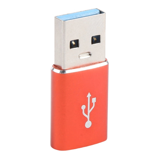 3 PCS USB-C / Type-C Female to USB 3.0 Male Aluminum Alloy Adapter, Support Charging & Transmission Data, USB 3.0