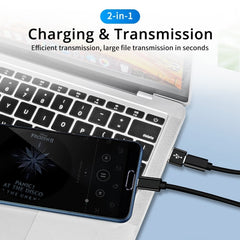 USB-C / Type-C Female to USB 2.0 Male Aluminum Alloy Adapter, Support Charging & Transmission, USB 2.0