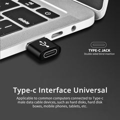 USB-C / Type-C Female to USB 2.0 Male Aluminum Alloy Adapter, Support Charging & Transmission, USB 2.0