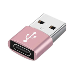 USB-C / Type-C Female to USB 2.0 Male Aluminum Alloy Adapter, Support Charging & Transmission, USB 2.0