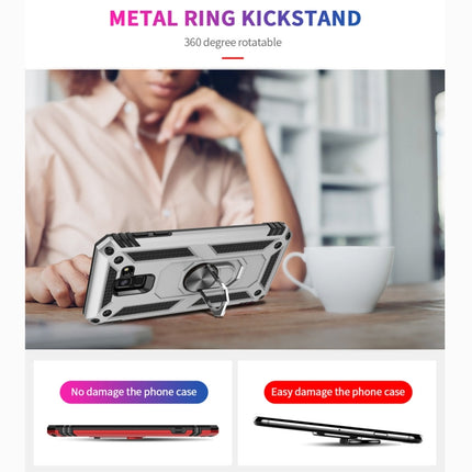 Armor Shockproof TPU + PC Protective Case for Galaxy A8 (2018), with 360 Degree Rotation Holder