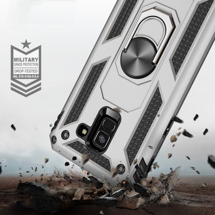 Armor Shockproof TPU + PC Protective Case for Galaxy A8 (2018), with 360 Degree Rotation Holder
