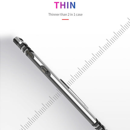 Armor Shockproof TPU + PC Protective Case for Galaxy A8 (2018), with 360 Degree Rotation Holder