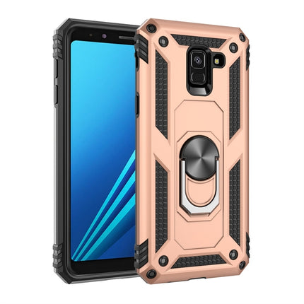 Armor Shockproof TPU + PC Protective Case for Galaxy A8 (2018), with 360 Degree Rotation Holder