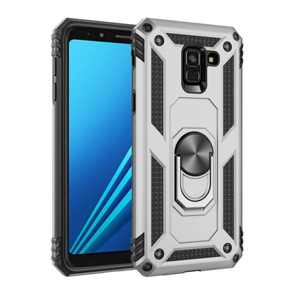 Armor Shockproof TPU + PC Protective Case for Galaxy A8 (2018), with 360 Degree Rotation Holder