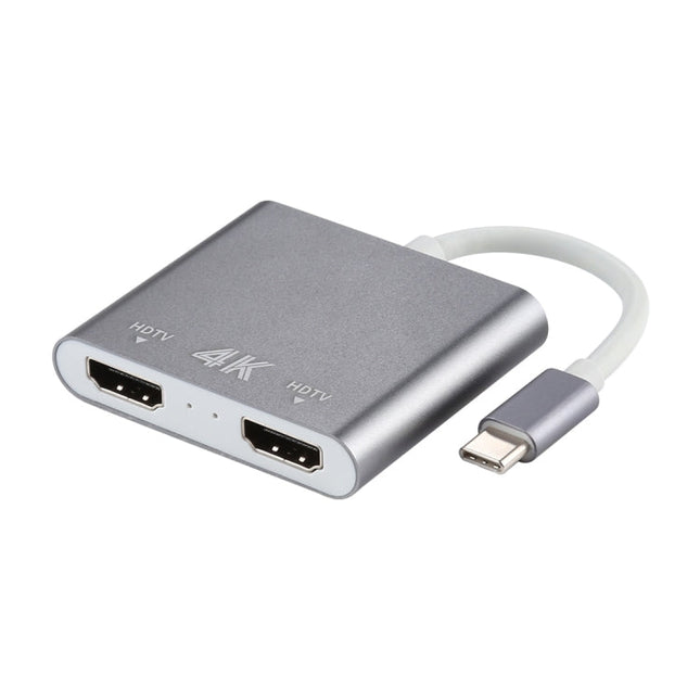 4K Ultra HD Dual HDMI Interface Output to USB-C / Type-C Adapter, 9175B