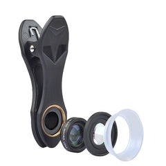 APEXEL APL-24X-H 2 in 1 Universal External 12X & 24X Macro Mobile Phone Lens with Lens Hood