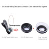 APEXEL APL-24X-H 2 in 1 Universal External 12X & 24X Macro Mobile Phone Lens with Lens Hood