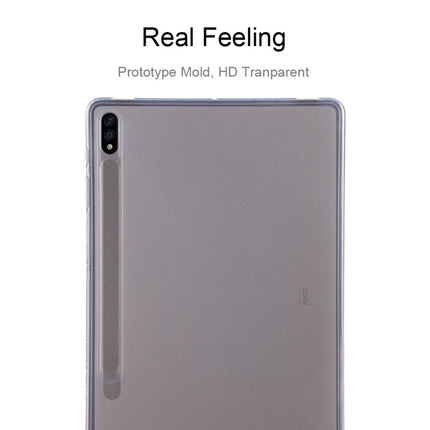 For Samsung Galaxy Tab S7 0.75mm Shockproof Outside Glossy Inside Frosted TPU Protective Case, For Samsung Galaxy Tab S7