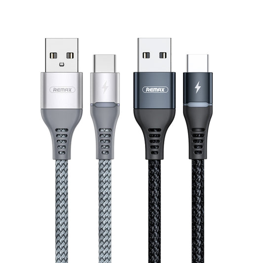 REMAX RC-152A 1m 2.4A USB to USB-C / Type-C Colorful Breathing Data Cable, Type-C