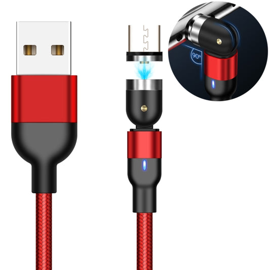 2m 2A Output USB to Micro USB Nylon Braided Rotate Magnetic Charging Cable, 2m Micro USB