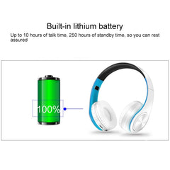 LPT660 Wireless Folding Sports Stereo Music Bluetooth Phones Earphones Support TF Card
