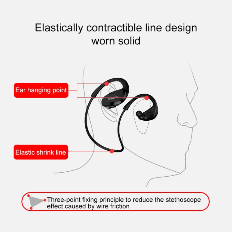 Dacom Athlete Sport Running Bluetooth Earphone Stereo Audio Headset with Mic