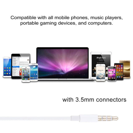3.5mm Plug In-ear Wired Earphone with Mic, Cable Length: about 1.2m, 3.5mm