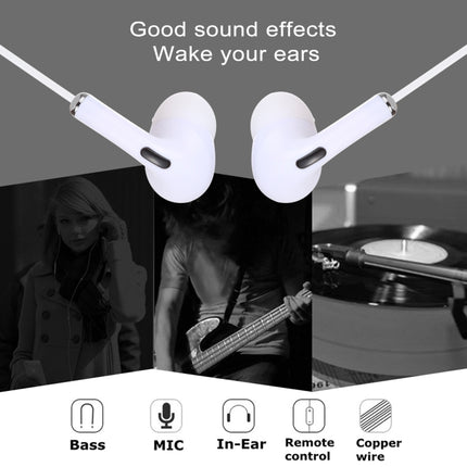 3.5mm Plug In-ear Wired Earphone with Mic, Cable Length: about 1.2m, 3.5mm