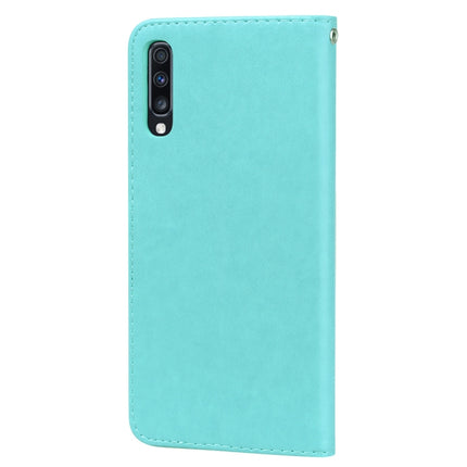 Rose Embossed Horizontal Flip PU Leather Case for Galaxy A70, with Holder & Card Slots & Wallet, For Samsung Galaxy A70
