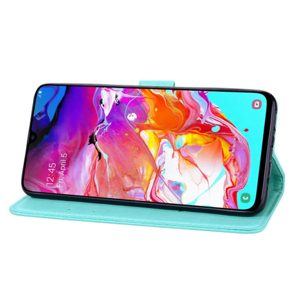 Rose Embossed Horizontal Flip PU Leather Case for Galaxy A70, with Holder & Card Slots & Wallet, For Samsung Galaxy A70