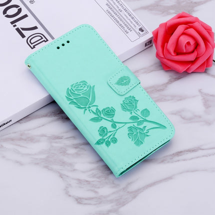 Rose Embossed Horizontal Flip PU Leather Case for Galaxy A70, with Holder & Card Slots & Wallet, For Samsung Galaxy A70