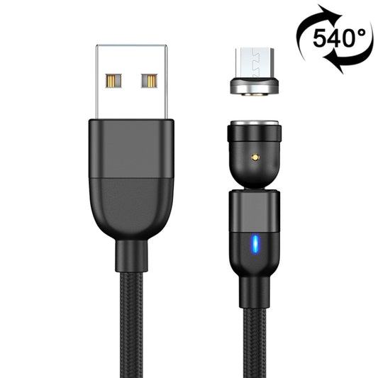 1m 3A Output USB to Micro USB 540 Degree Rotating Magnetic Data Sync Charging Cable, 1m Micro USB