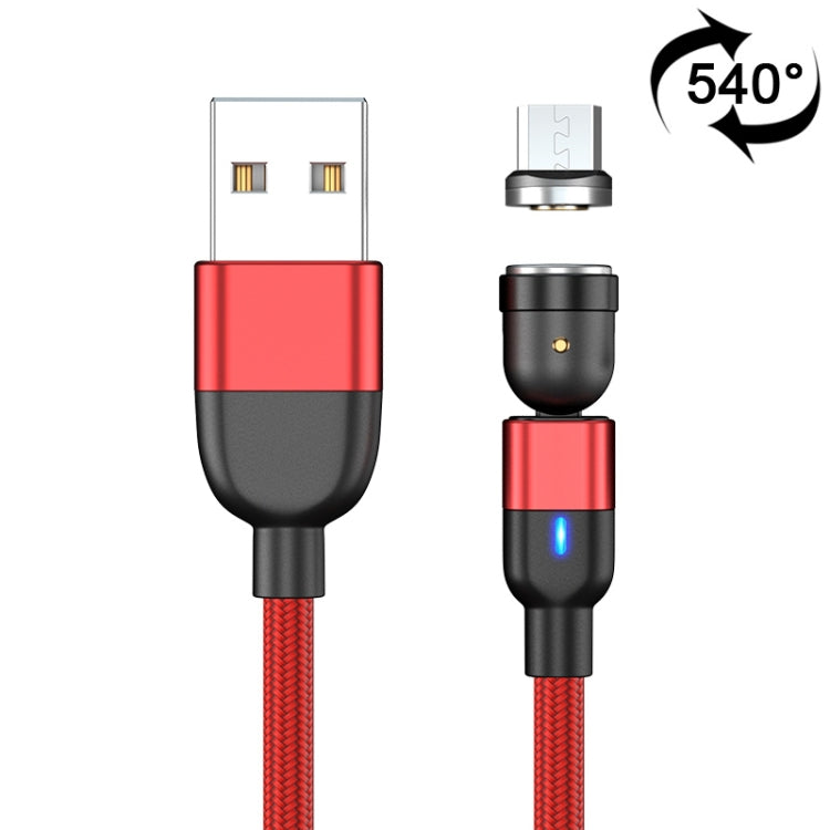 1m 3A Output USB to Micro USB 540 Degree Rotating Magnetic Data Sync Charging Cable, 1m Micro USB