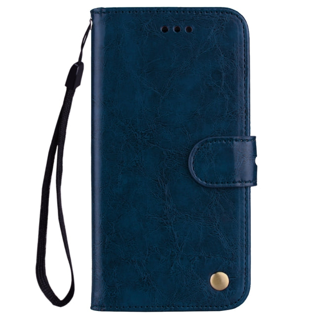 Business Style Oil Wax Texture Horizontal Flip Leather Case for Galaxy A30, with Holder & Card Slots & Wallet, For Galaxy A30