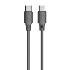 WK WDC-106 3A Type-C / USB-C to Type-C / USB-C Full Speed Charging Data Cable, Length: 1m