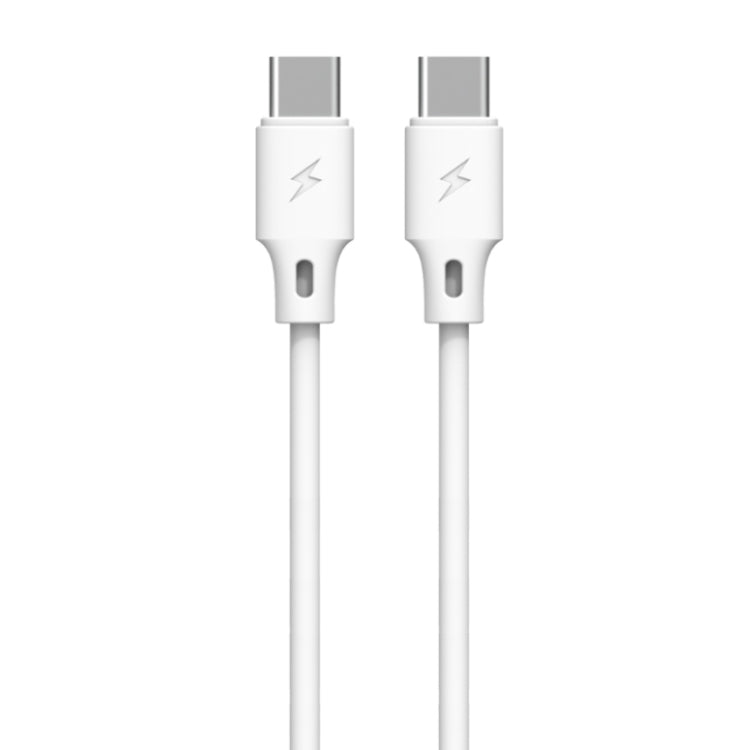 WK WDC-106 3A Type-C / USB-C to Type-C / USB-C Full Speed Charging Data Cable, Length: 1m