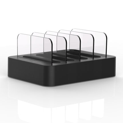 45W PD USB-C / Type-C + 18W PD USB-C / Type-C + 18W QC 3.0 USB + USB Ports Smart Charger with Detachable Bezel, EU Plug, 016PD EU Plug