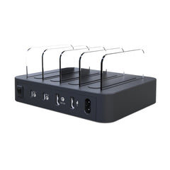 45W PD USB-C / Type-C + 18W PD USB-C / Type-C + 18W QC 3.0 USB + USB Ports Smart Charger with Detachable Bezel, UK Plug, 016PD UK Plug