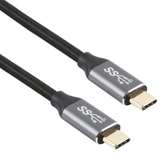 USB-C / Type-C Male to USB-C / Type-C Male Transmission Data Charging Cable, Cable Length: 0.5m, 0.5m