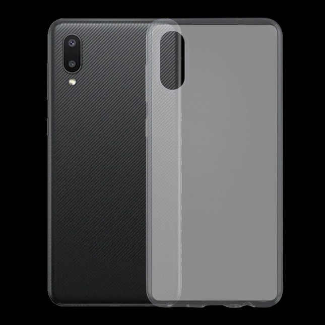 For Samsung Galaxy A02 0.75mm Ultra-thin Transparent TPU Soft Protective Case, For Samsung Galaxy A02