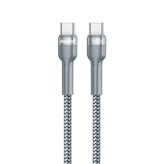 REMAX RC-172 Jany Series 1m PD100W Type-C to USB-C / Type-C Aluminum Alloy Braid Fast Charging Data Cable, Type-C to USB-C / Type-C