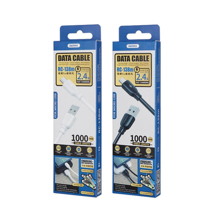 REMAX RC-138m 2.4A USB to Micro USB Suji Pro Fast Charging Data Cable, Cable Length: 1m