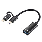 8 Pin Black / Black