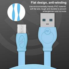 WK WDC-023m 2.4A Micro USB Fast Charging Data Cable, Length: 3m, Micro