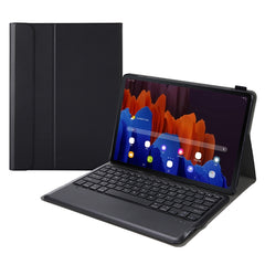 A970 Detachable Bluetooth Keyboard Ultrathin Horizontal Flip Leather Tablet Case for Samsung Galaxy Tab S7 FE T730 / T736 / S7+ T970 / T975 / T976, without Pen Slot