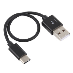 USB to USB-C / Type-C Charging & Sync Data Cable, Cable Length: 22cm, 22cm USB to Type-C Black, 22cm USB to Type-C White