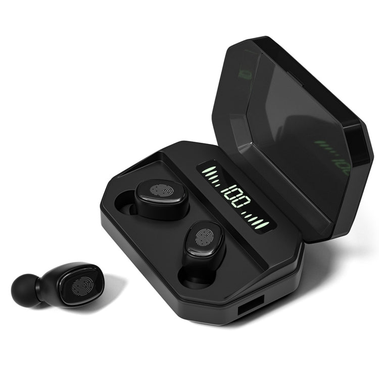 M8 Bluetooth 5.0 TWS Touch Digital Display True Wireless Bluetooth Earphone with Charging Box