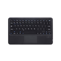 HB119B 10 inch Universal Tablet Wireless Bluetooth Keyboard with Touch Panel, HB119B