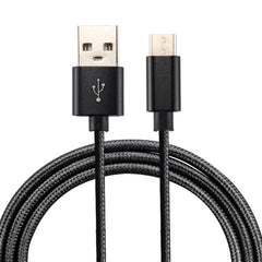 Knit Texture USB to USB-C / Type-C Data Sync Charging Cable, Cable Length: 1m, 3A Total Output, 2A Transfer Data