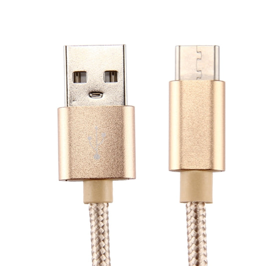 Knit Texture USB to USB-C / Type-C Data Sync Charging Cable, Cable Length: 2m, 3A Output