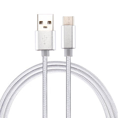 Knit Texture USB to USB-C / Type-C Data Sync Charging Cable, Cable Length: 3m, 3A Total Output, 2A Transfer Data