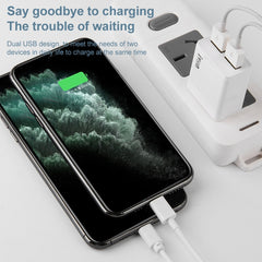 IVON AD38 5V 2.1A Dual USB Port Travel Charger, US Plug, AD38