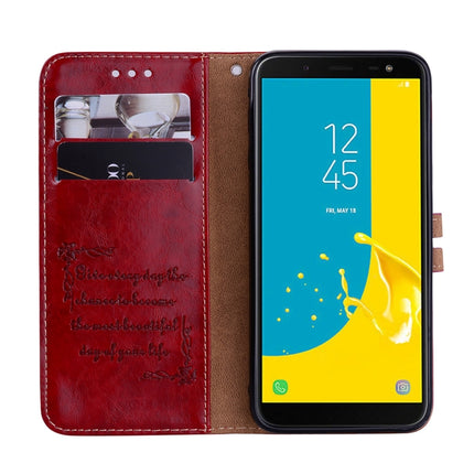 Business Style Oil Wax Texture Horizontal Flip Leather Case for Galaxy J6 (EU Version) (2018), with Holder & Card Slots & Wallet, For Galaxy J6 (EU Version) (2018)