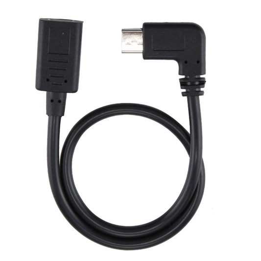 USB-C / Type-C Female to USB-C / Type-C Male Elbow Adapter Cable, Total Length: about 30cm