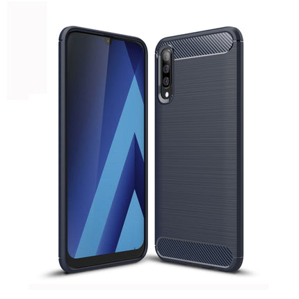 Brushed Texture Carbon Fiber TPU Case for Galaxy A50