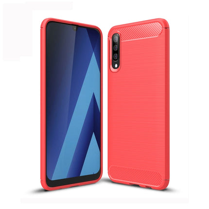 Brushed Texture Carbon Fiber TPU Case for Galaxy A50