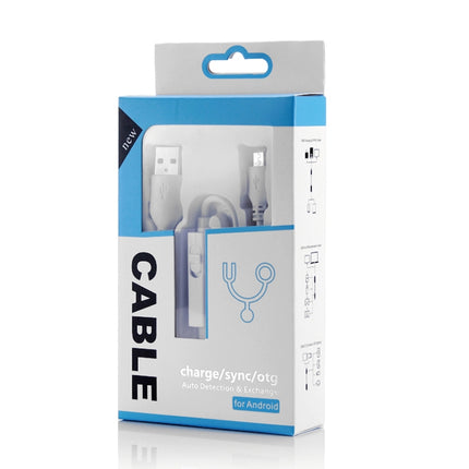 OTG-Y-03 USB 2.0 Male to Micro USB Male + USB Female OTG Charging Data Cable for Android Phones / Tablets with OTG Function, with Switch, Length: 1.1m, with Switch Length: 1.1m