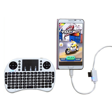 OTG-Y-02 USB 2.0 Male to Micro USB Male + USB Female OTG Charging Data Cable for Android Phones / Tablets with OTG Function, Length: 1.1m, Length: 1.1m