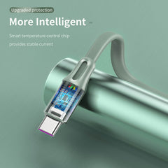 ROCK S1 5V / 2.4A USB-C / Type-C Charging + Data Synchronization TPE Flat Shape Data Cable, Cable Length: 1m, USB-C / Type-C